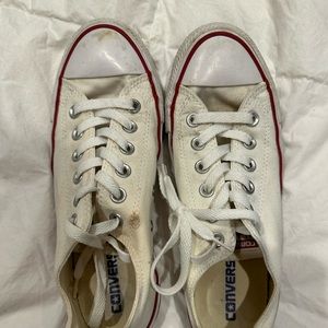 Off White Converse, Size 8